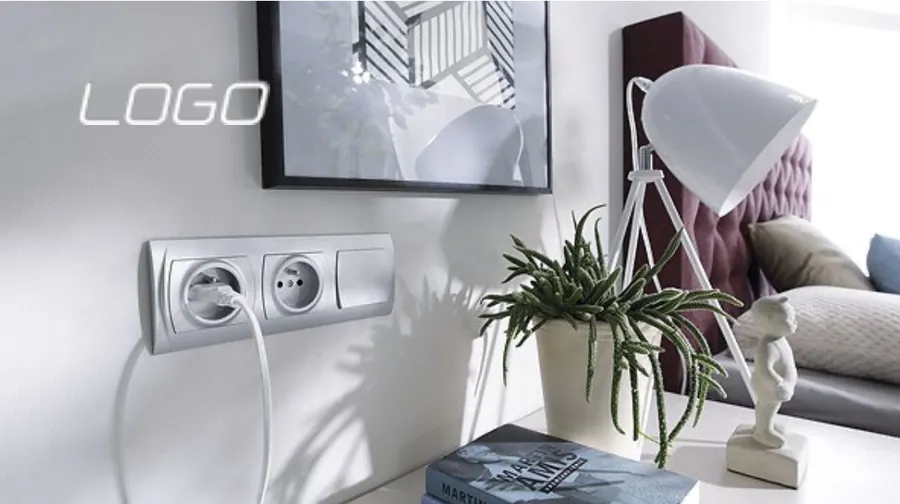 Karlik Logo collection — sockets switches bedroom living room