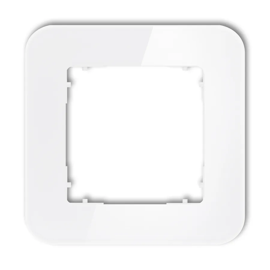 ICON glass-effect universal frame with rounded edges